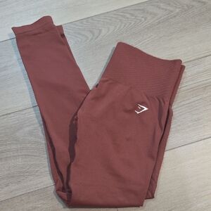 GYMSHARK Vital Seamless 2.0 Leggings In Birgundy Pink